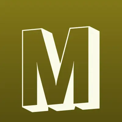 Merlin, кафе мороженного, лого-визитка